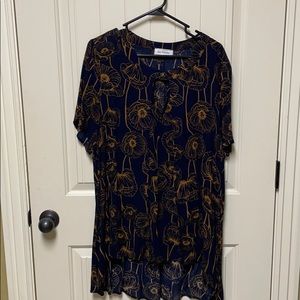Navy blue Comfy blouse